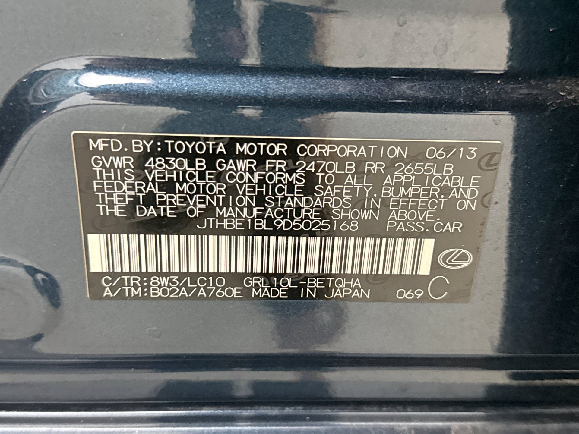 Used 2013 Lexus GS 350 w/ Premium Pkg RWD image 12