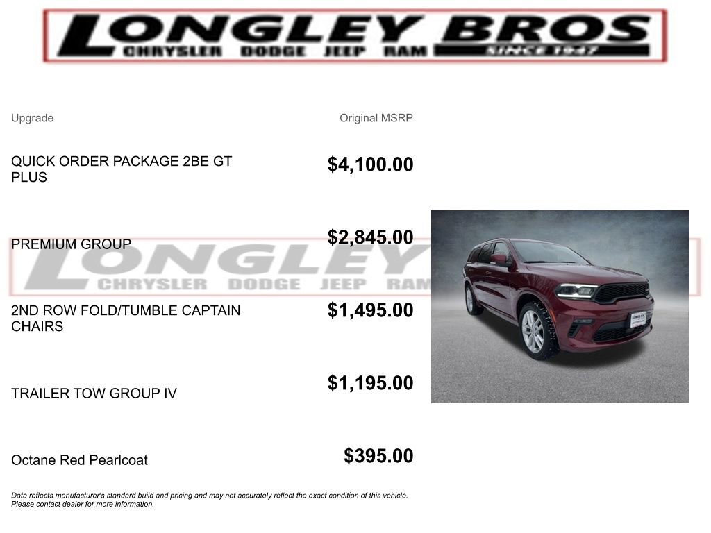 Used 2022 Dodge Durango GT image 2