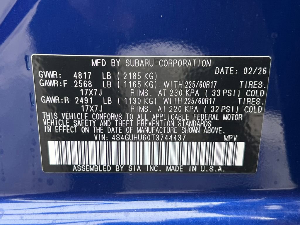 New 2026 Subaru Crosstrek 2.5i Wilderness image 33