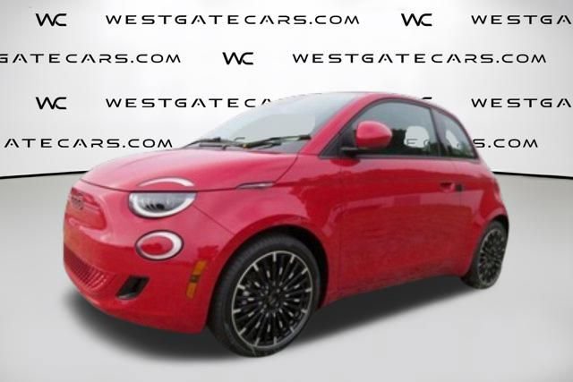 Used 2024 FIAT 500 e (RED)