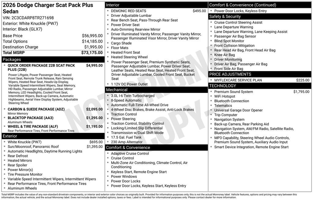 New 2026 Dodge Charger Scat Pack AWD/4WD image 5
