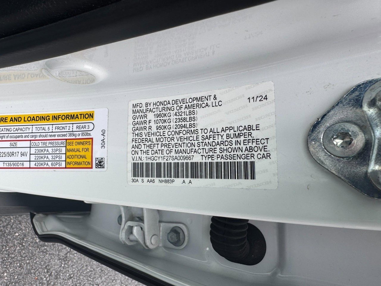 Certified 2025 Honda Accord LX image 28