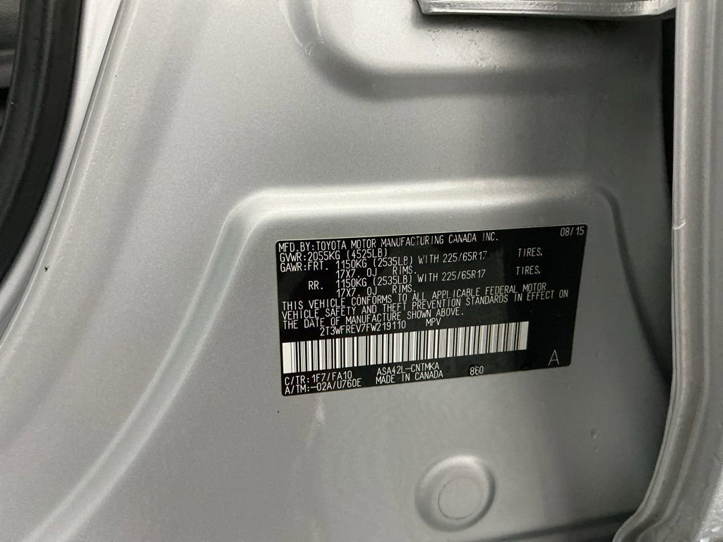 Used 2015 Toyota RAV4 XLE FWD image 32