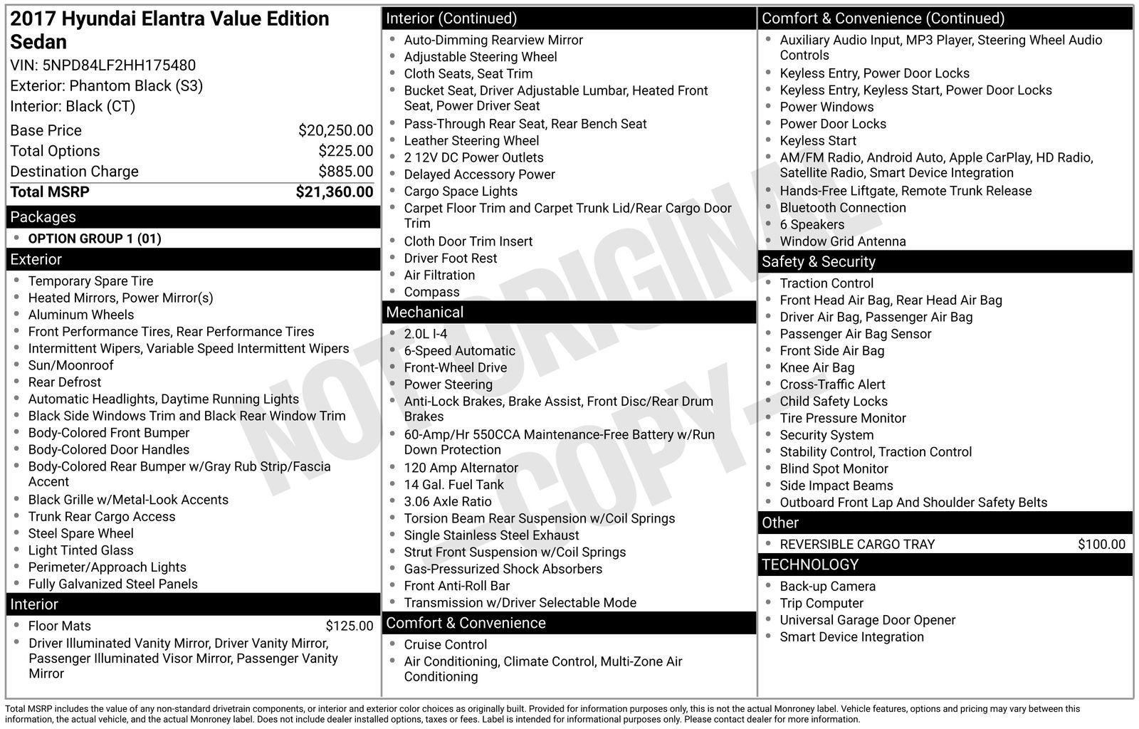 Used 2017 Hyundai Elantra Value Edition image 6
