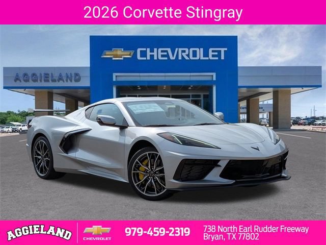 New 2026 Chevrolet Corvette Stingray Premium Cpe w/ Z51 Performance Package