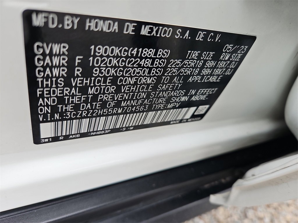 Certified 2024 Honda HR-V Sport image 14