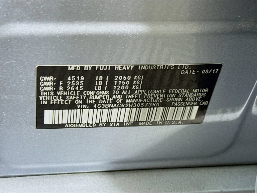 Used 2017 Subaru Legacy 2.5i Premium AWD/4WD image 33