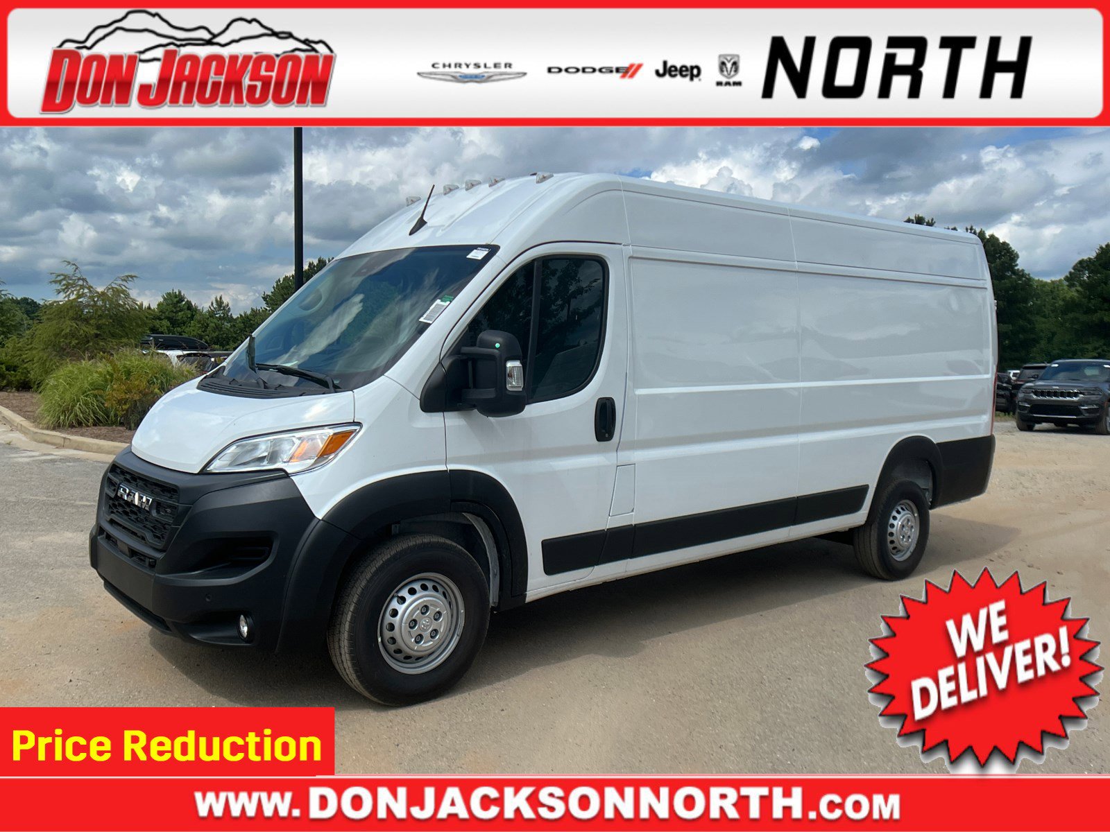 New 2025 RAM ProMaster 3500 w/ Premium Convenience Group