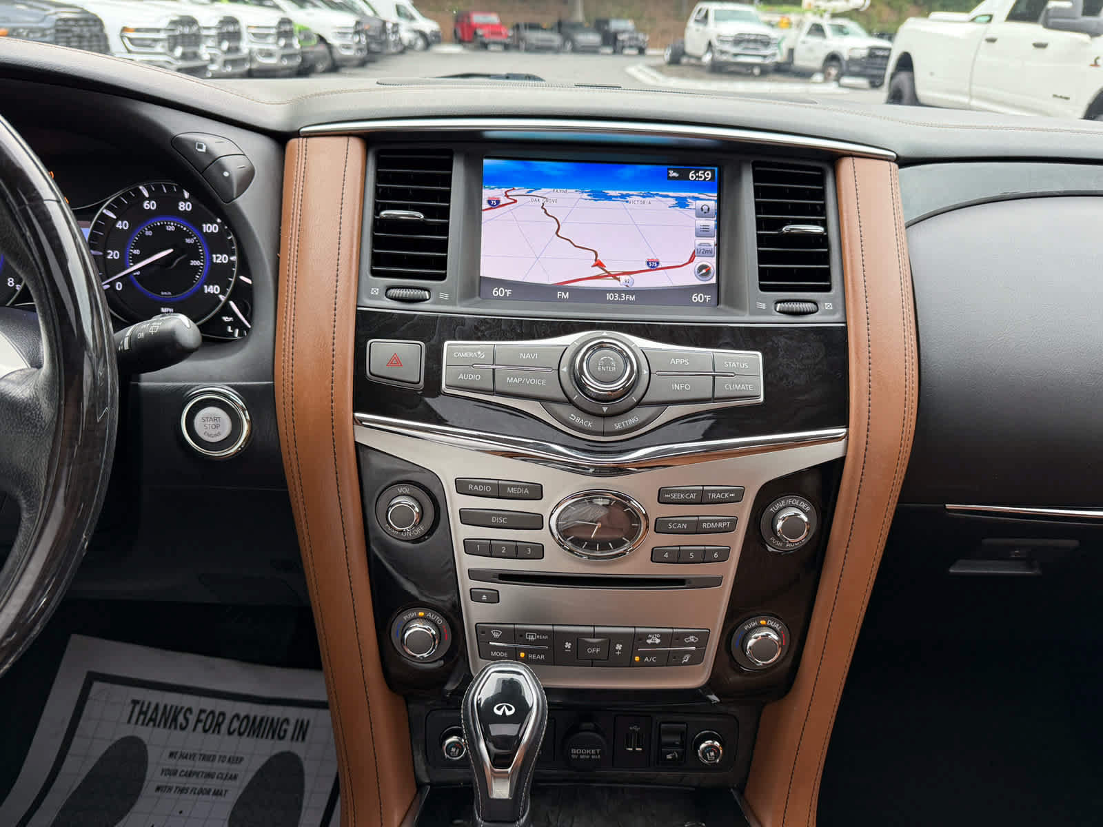 Used 2019 INFINITI QX80 Luxe w/ Proactive Package AWD/4WD image 17