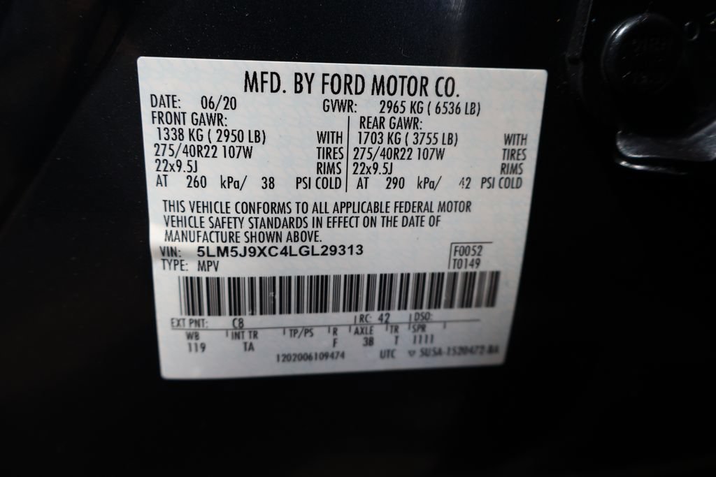 Used 2020 Lincoln Aviator Black Label w/ Dynamic Handling Package AWD/4WD image 74