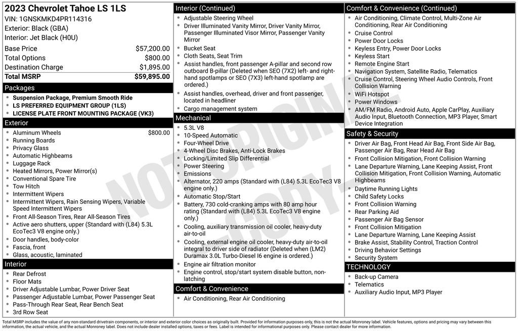 Used 2023 Chevrolet Tahoe LS image 35