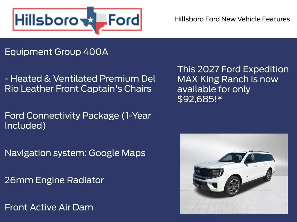 New 2027 Ford Expedition Max King Ranch AWD/4WD image 10