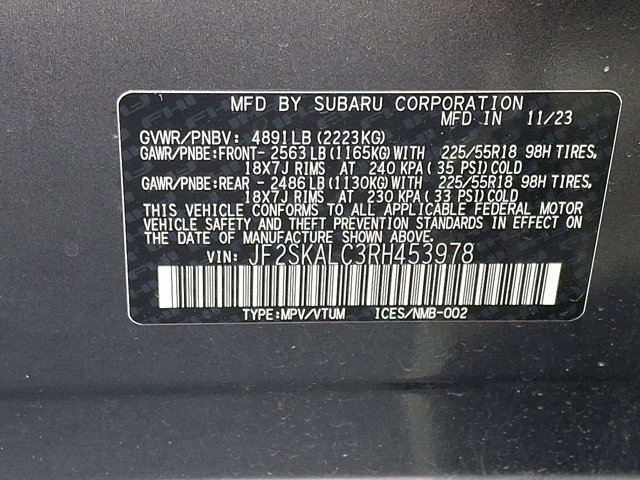 Certified 2024 Subaru Forester Limited image 28