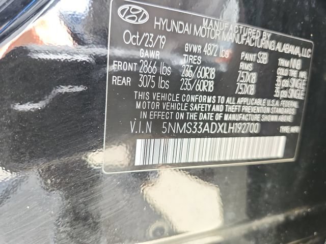 Used 2020 Hyundai Santa Fe SEL w/ Convenience Package FWD image 34