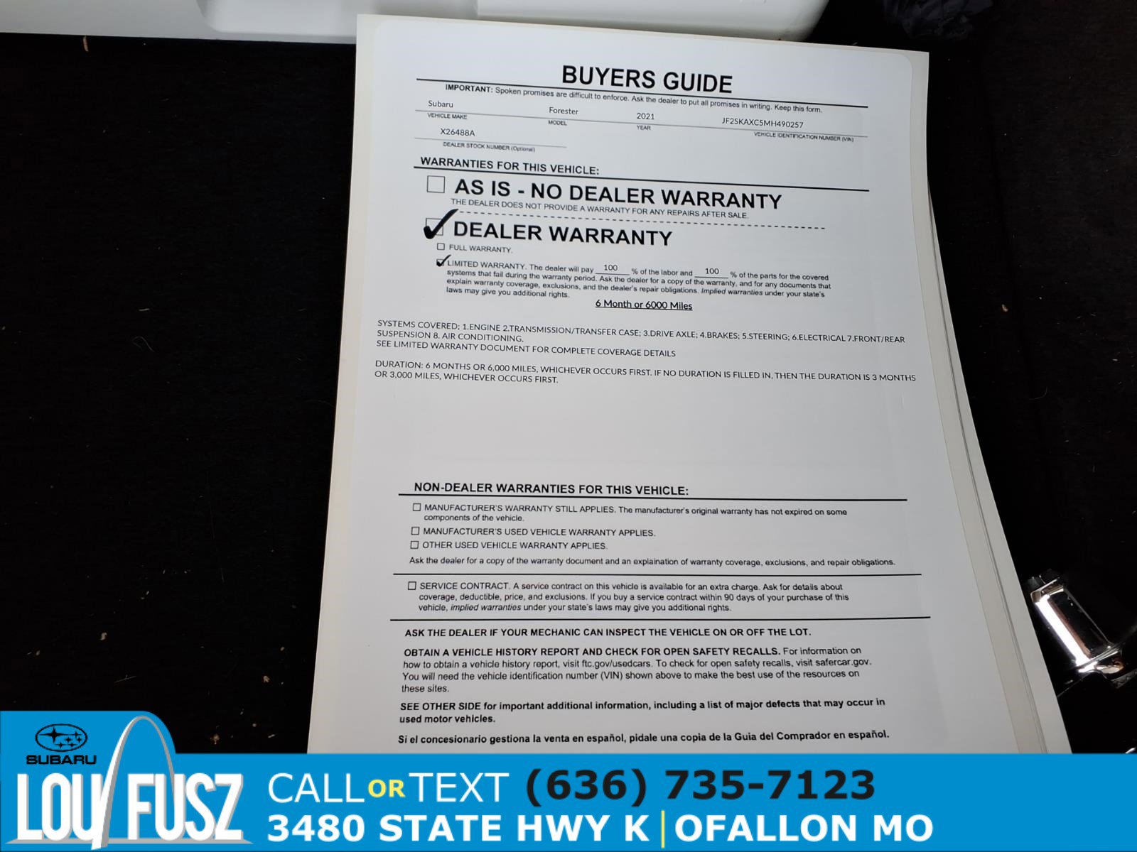 Used 2021 Subaru Forester Touring AWD/4WD image 37