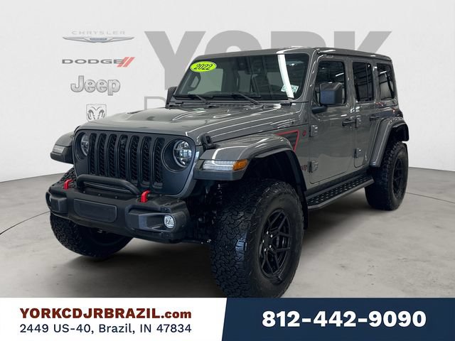 Used 2022 Jeep Wrangler Unlimited Rubicon w/ Trailer Tow Package AWD/4WD image 1