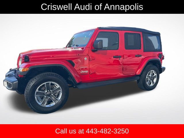 Used 2022 Jeep Wrangler Unlimited Sahara w/ Cold Weather Group AWD/4WD image 1