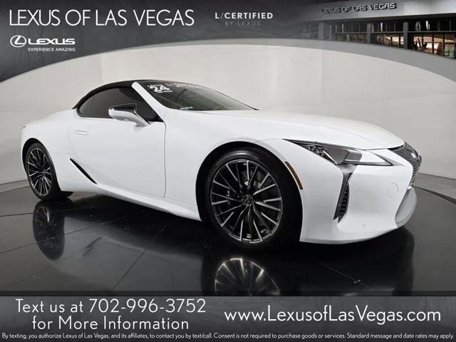 Certified 2024 Lexus LC 500 Convertible w/ Touring Package RWD image 1