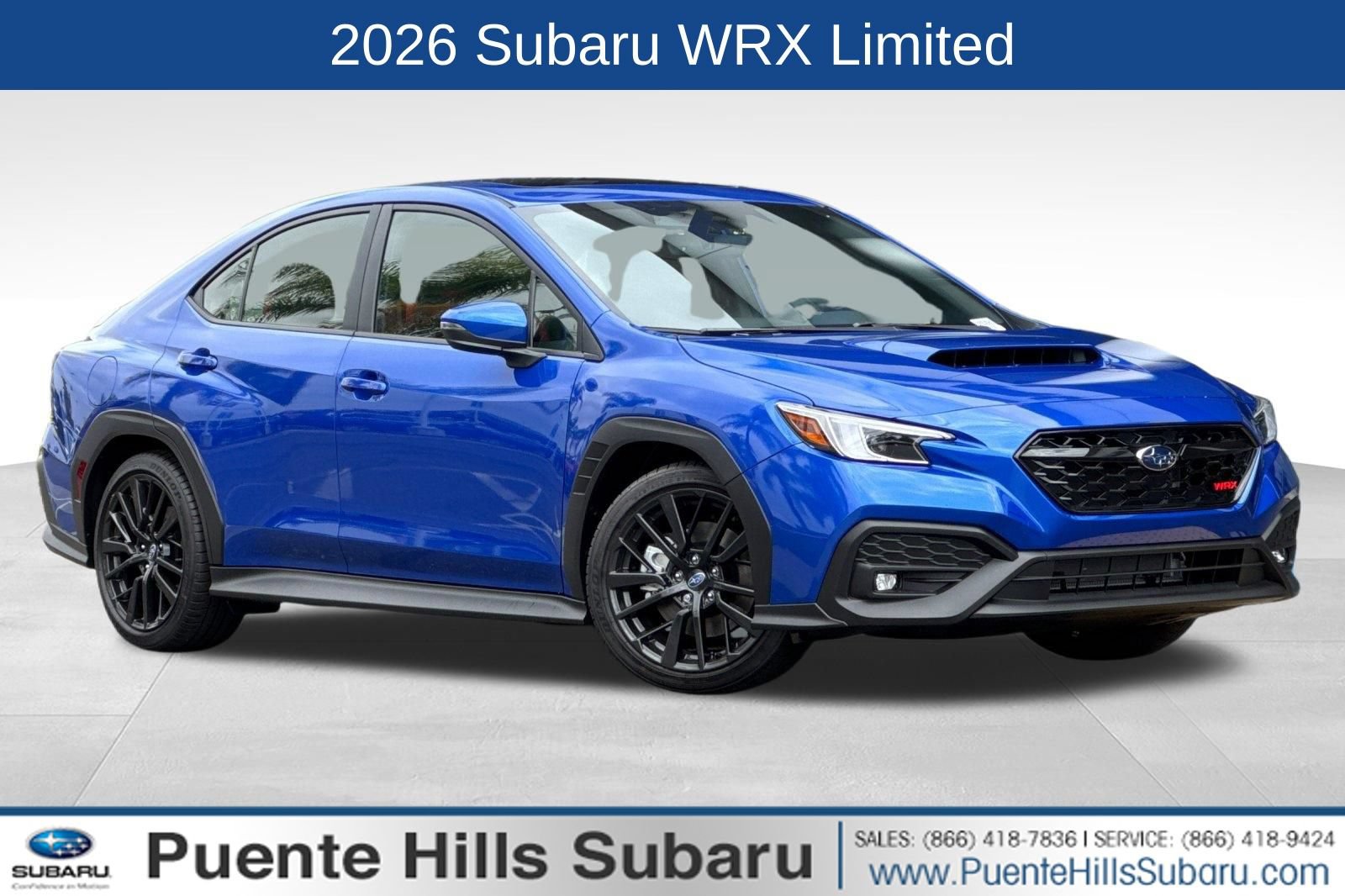 New 2026 Subaru WRX Limited w/ WRX Electronics Package AWD/4WD video 1