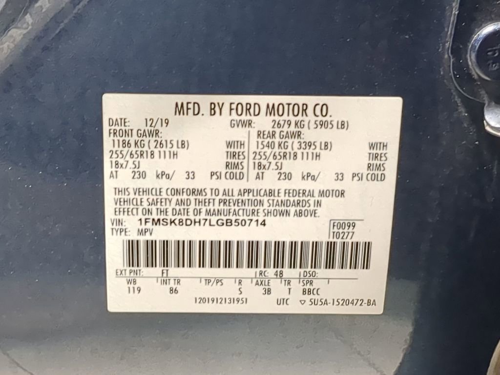 Used 2020 Ford Explorer XLT AWD/4WD image 38