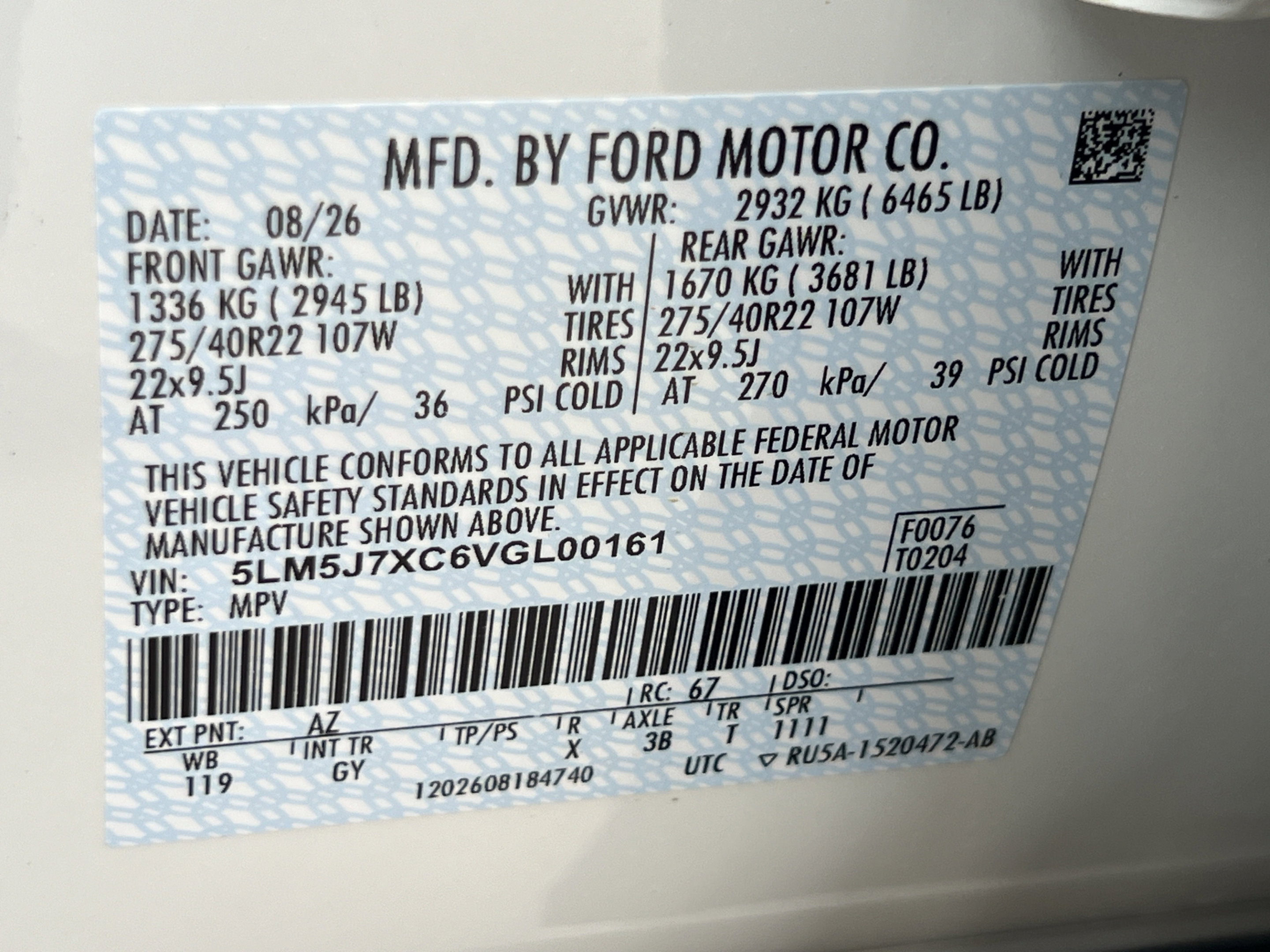New 2027 Lincoln Aviator Reserve AWD/4WD image 29