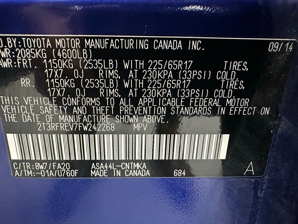 Used 2015 Toyota RAV4 XLE image 11