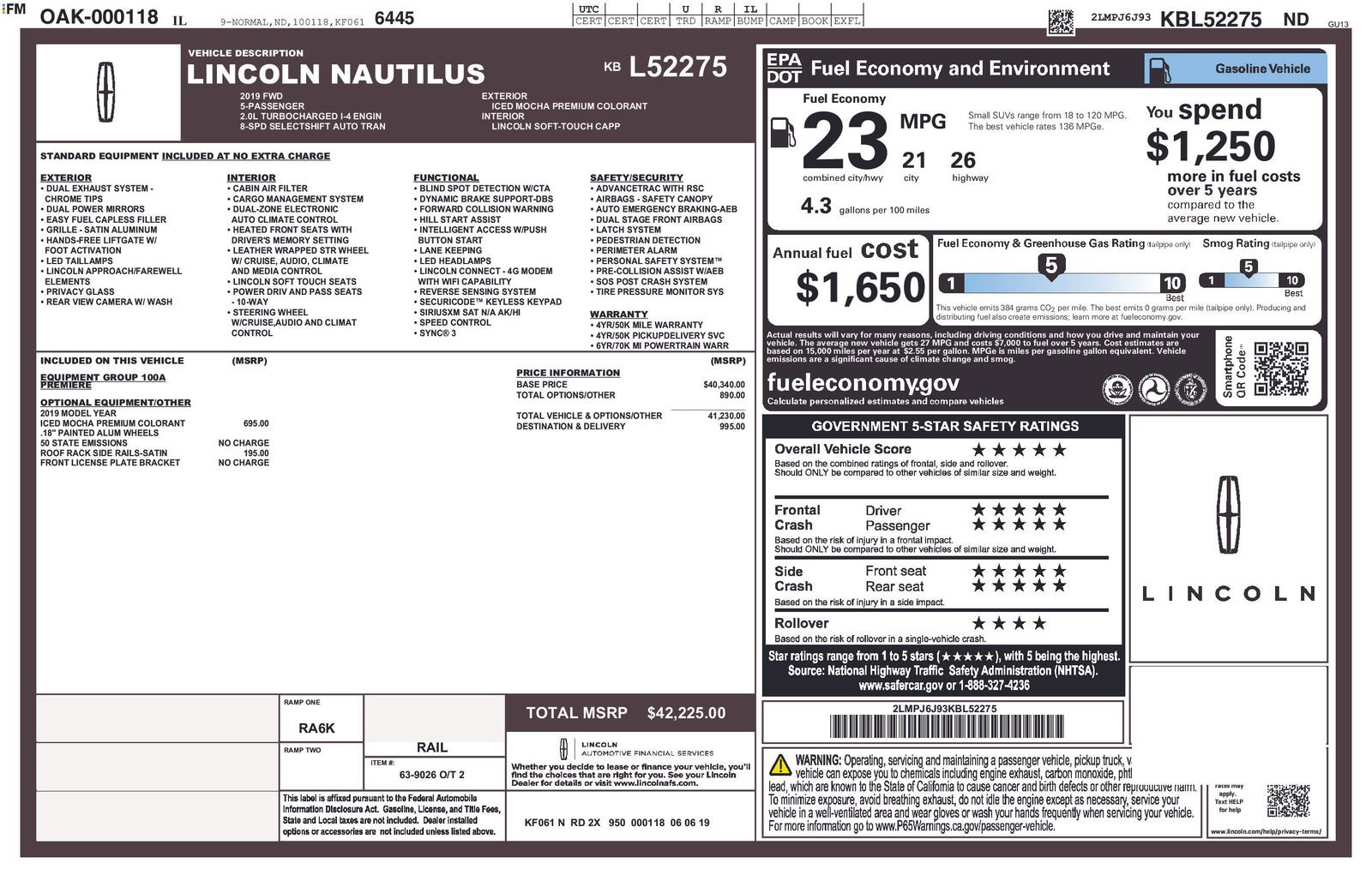 Used 2019 Lincoln Nautilus FWD image 25