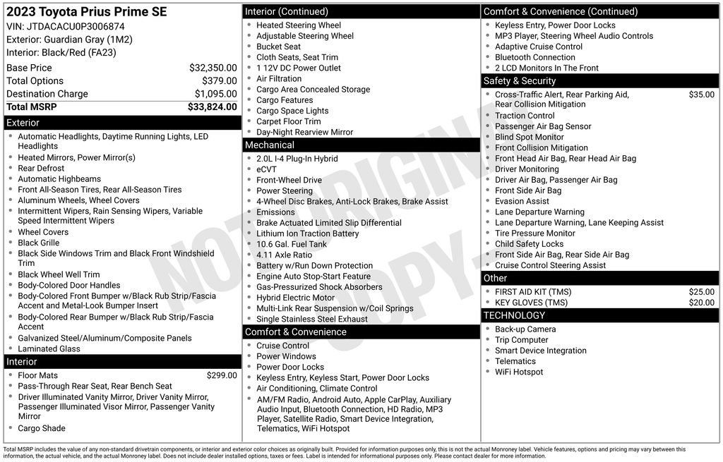 Used 2023 Toyota Prius Prime SE image 6