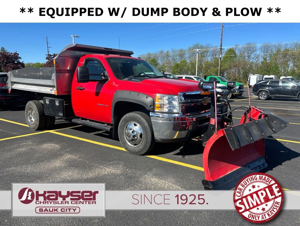 Used 2013 Chevrolet Silverado 3500 W/T w/ Snow Plow Prep Package AWD/4WD image 1