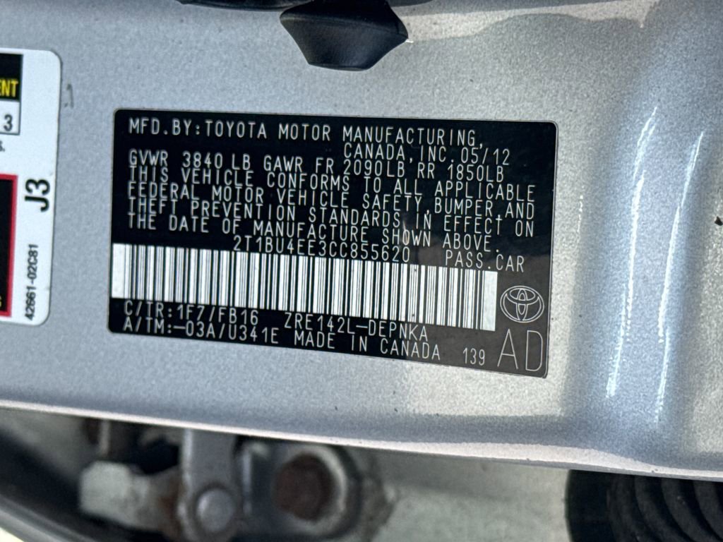 Used 2012 Toyota Corolla LE w/ Premium Pkg FWD image 45