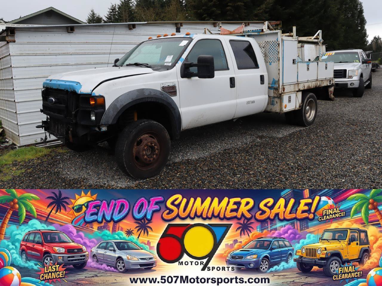 Used 2009 Ford F550 4x4 Crew Cab Super Duty