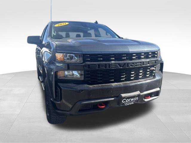 Used 2021 Chevrolet Silverado 1500 Custom Trail Boss w/ Safety Confidence Package AWD/4WD image 39