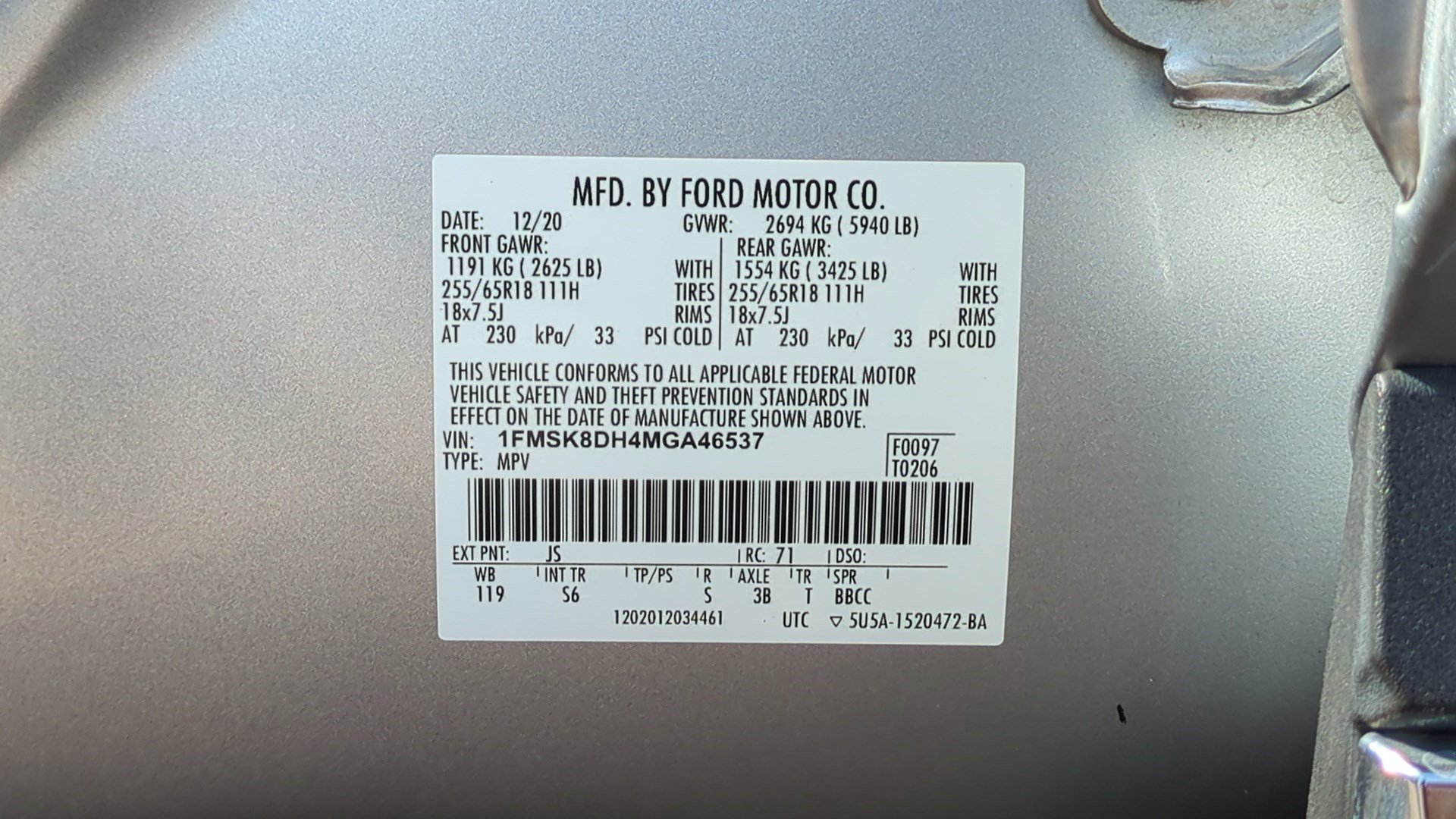 Used 2021 Ford Explorer XLT w/ Equipment Group 202A image 34