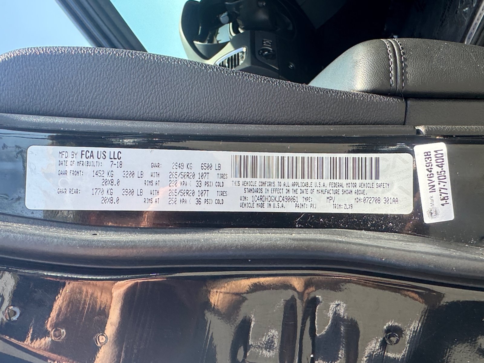 Used 2018 Dodge Durango GT w/ Quick Order Package 2BC RWD image 16
