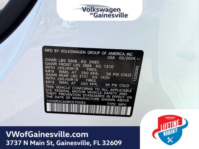 Used 2024 Volkswagen Atlas Peak Edition SEL image 32