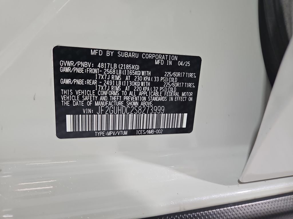 Certified 2025 Subaru Crosstrek 2.0i Premium image 30