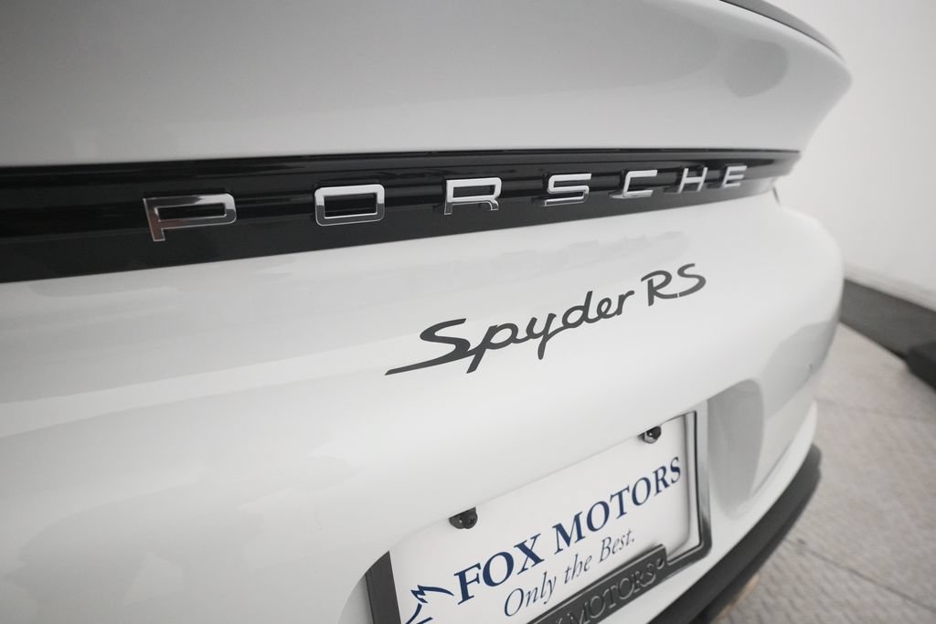 Certified 2025 Porsche 718 Boxster Spyder RS RWD image 29