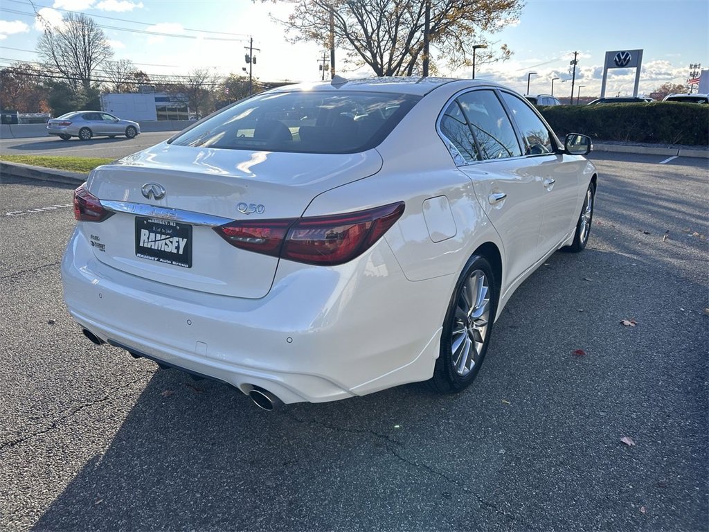 Certified 2022 INFINITI Q50 Luxe w/ Cargo Package image 8