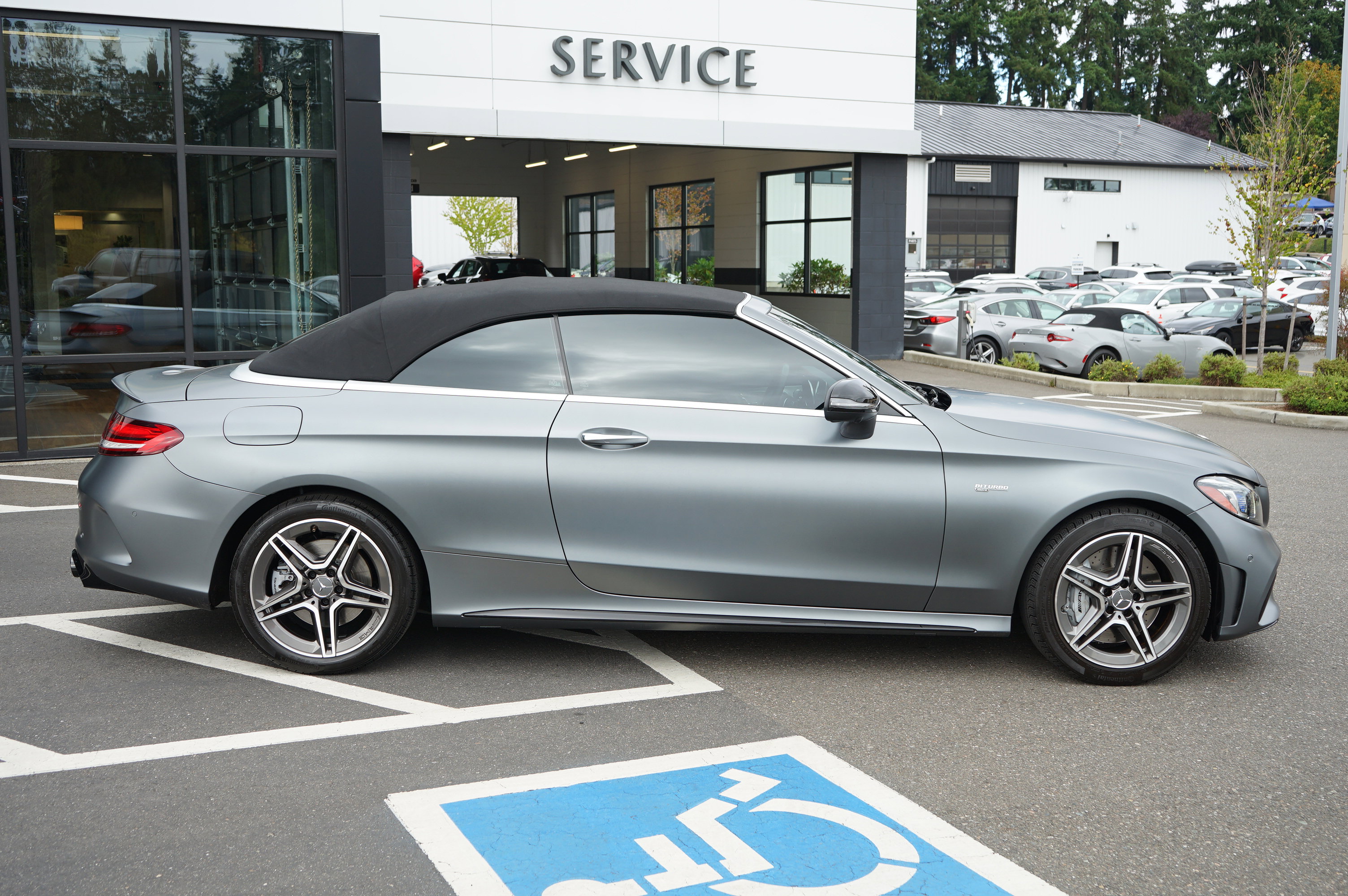 Used 2021 Mercedes-Benz C 43 AMG 4MATIC Cabriolet w/ Driver Assistance Package image 2