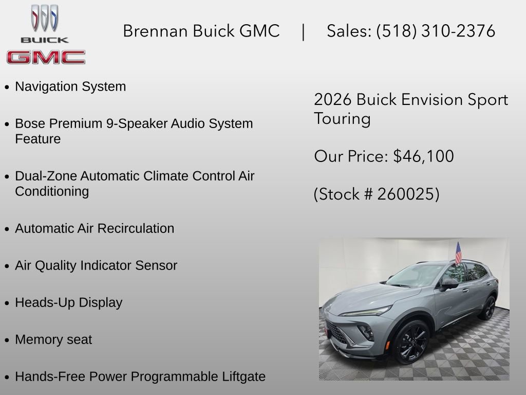 New 2026 Buick Envision Sport Touring AWD/4WD image 12