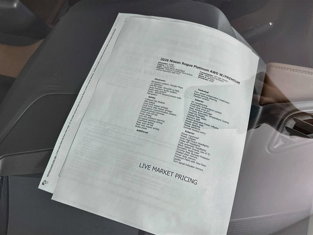 Certified 2026 Nissan Rogue Platinum w/ Platinum Premium Package AWD/4WD image 14