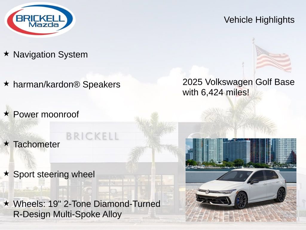 Used 2025 Volkswagen Golf w/ Euro Style Package image 16