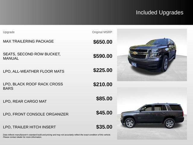 Used 2015 Chevrolet Tahoe LT w/ Max Trailering Package AWD/4WD image 9