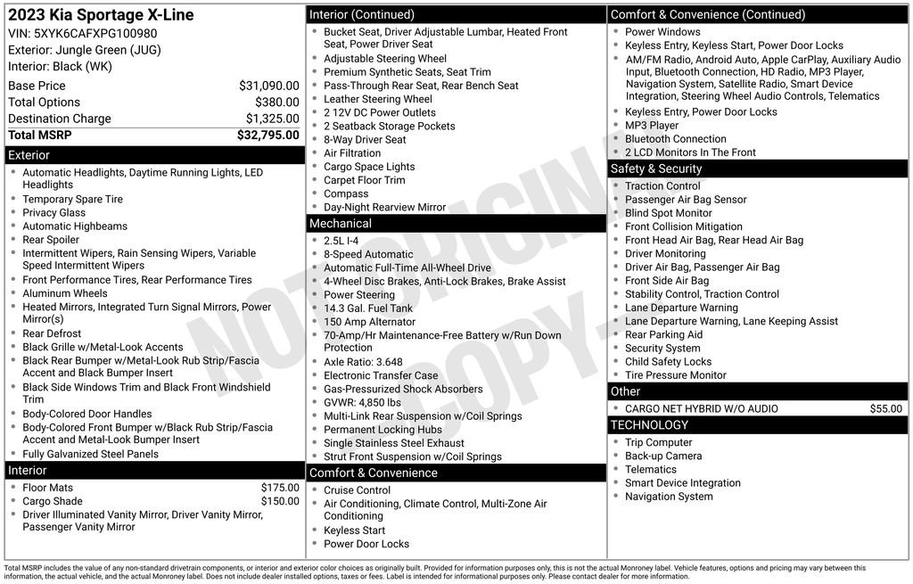 Certified 2023 Kia Sportage X-Line image 35