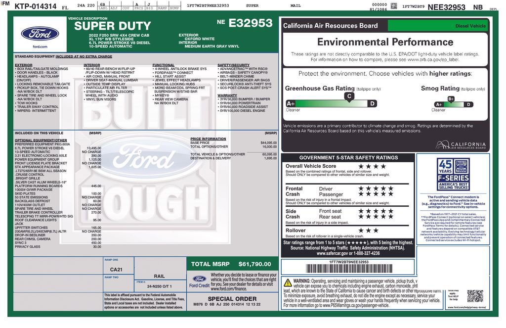 Certified 2022 Ford F250 XL w/ STX Appearance Package image 7