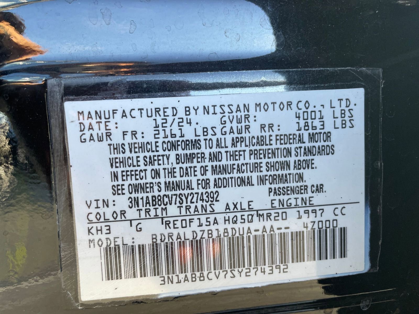 Used 2025 Nissan Sentra SV FWD image 27