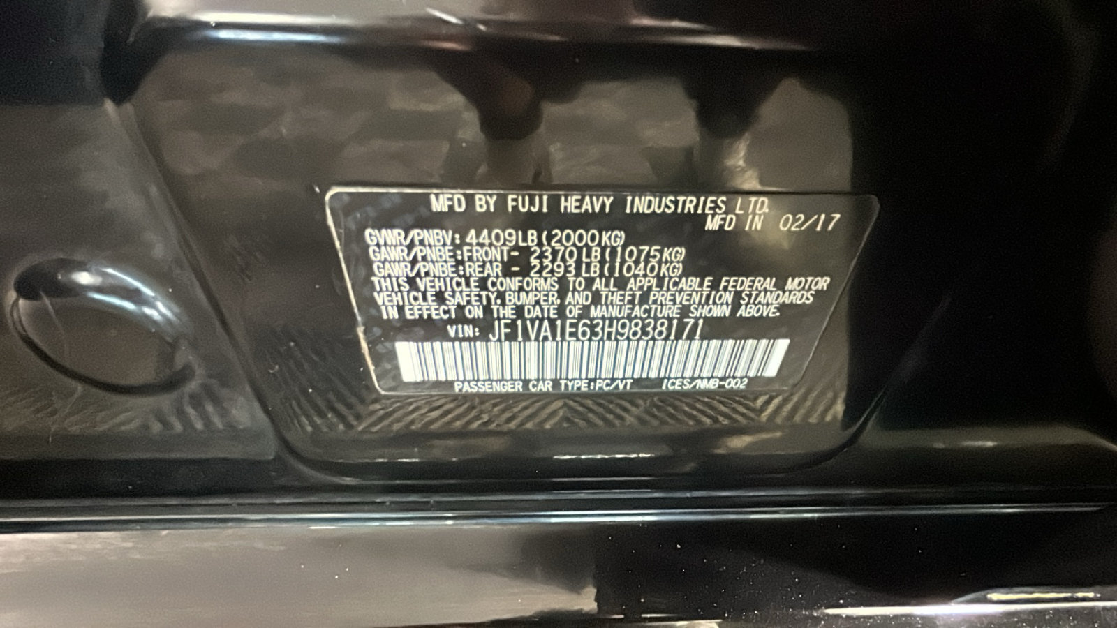 Used 2017 Subaru WRX Premium AWD/4WD image 12