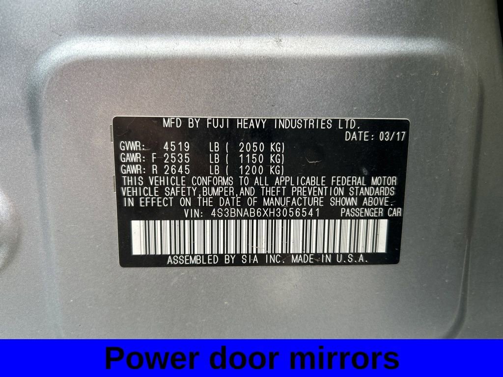 Used 2017 Subaru Legacy 2.5i w/ Alloy Wheel Package image 15