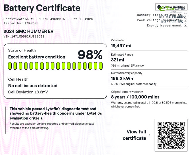 Used 2024 GMC Hummer EV 3X w/ Extreme Off-Road Package AWD/4WD image 91