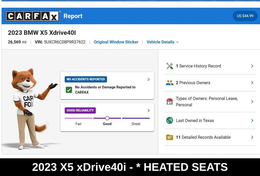 Used 2023 BMW X5 xDrive40i w/ Premium Package AWD/4WD image 9